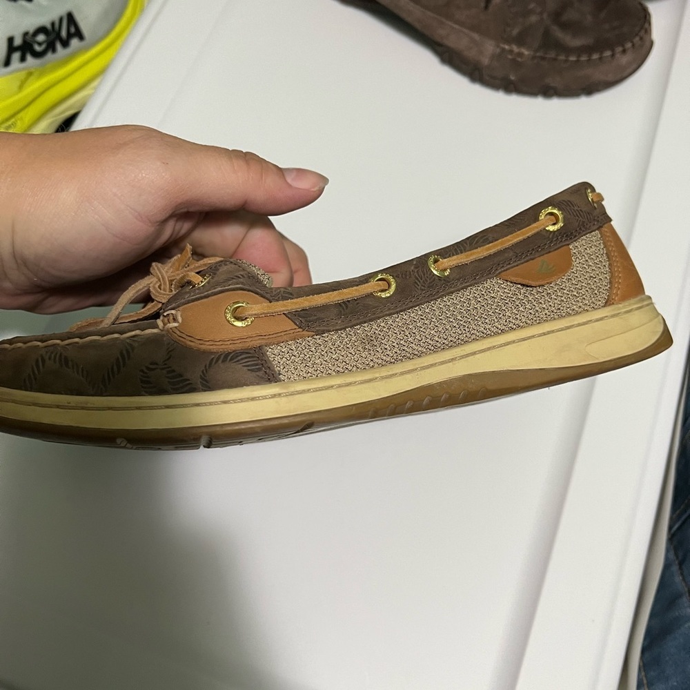 Sperry topsiders size 10 M leather - Picture 4 of 5
